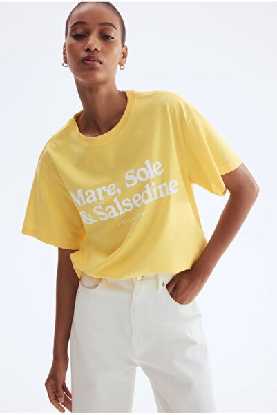 EAS GİYİM Kısakol Printed T-Shirt