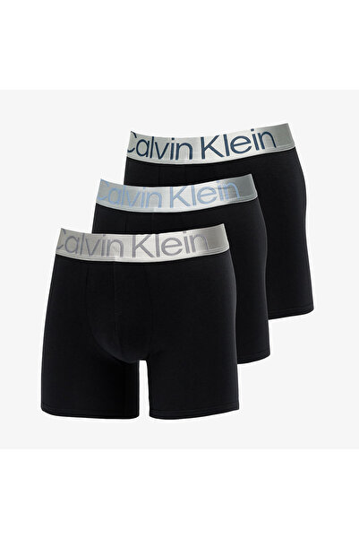 Calvin Klein Chiloți bărbați negri, set de 3 bucăți