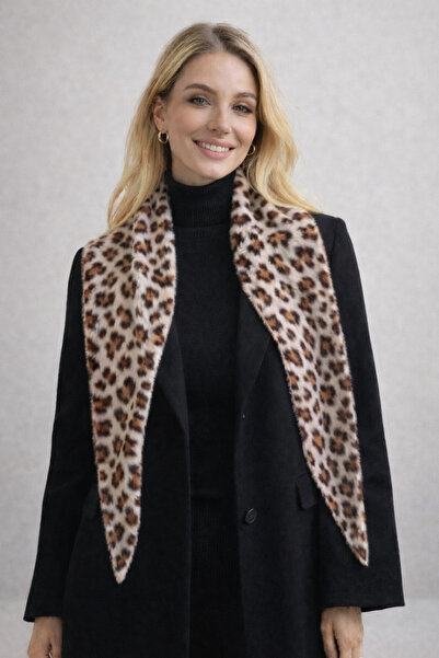 Şirin Giyim Aksesuar Eșarfă triunghiulară pentru umăr, leopard, pentru femei ...
