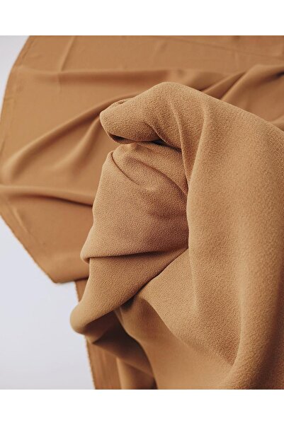 Kumaş Parça Crepe Milk Coffee Color (Width 145 cm X Length 300 cm)