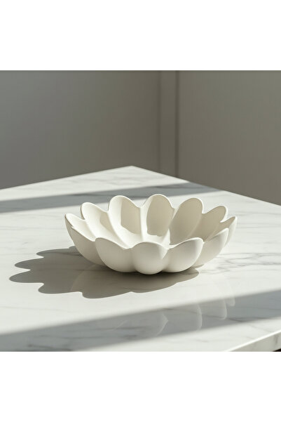 Generic Monochrome Alora Decorative Bowl - 25.5x25.5x7 cm