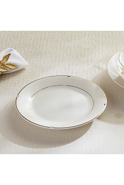 Home Box Rib Porcelain Side Plate - 19.5 cm