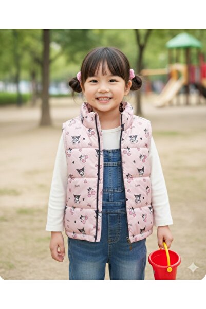 BEGONYA BEBECE KIDS VESTĂ GONFLABILĂ IMPRIMATĂ KUROMI PENTRU FETE 2/5 ANI