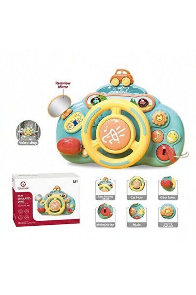 OEM Jucarie interactiva bebelusi, Volan multifunctional cu sunete