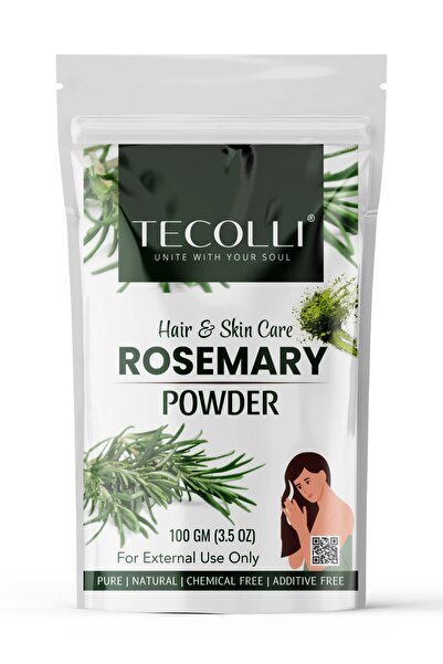 TECOLLI Rosemary Powder 100 gm | Supports Hair Growth, Scalp Health & Strength