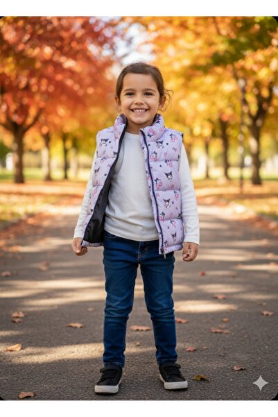 BEGONYA BEBECE KIDS Kuromi Printed Girls' Inflatable Vest for Ages 2/5