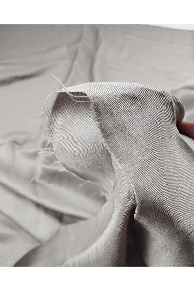 Kumaş Parça Linen Viscose in Gray Color (Width 150 cm X Length 110 cm)