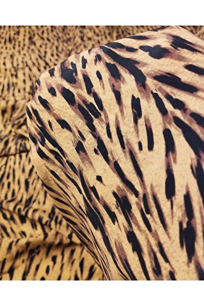 Kumaş Parça Coffee Black Satin Fabric (Width 145 cm X Length 330 cm)