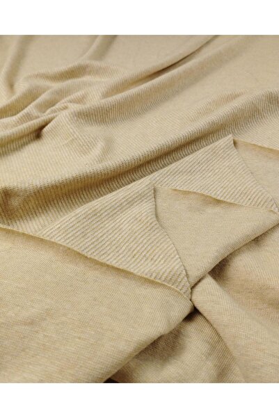 Kumaş Parça Țesătură Jacquard din material subțire în culori maro crem Lățime...