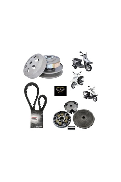 MOTO ULUSOY Spontini 110 Fury 110 Ceo 110 Debriyaj Varyatör Bakım Seti