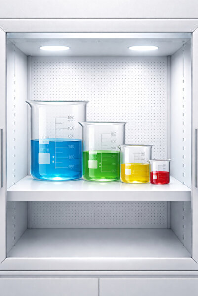 Labolist Beher Cam Dereceli 10 ml 1 Adet