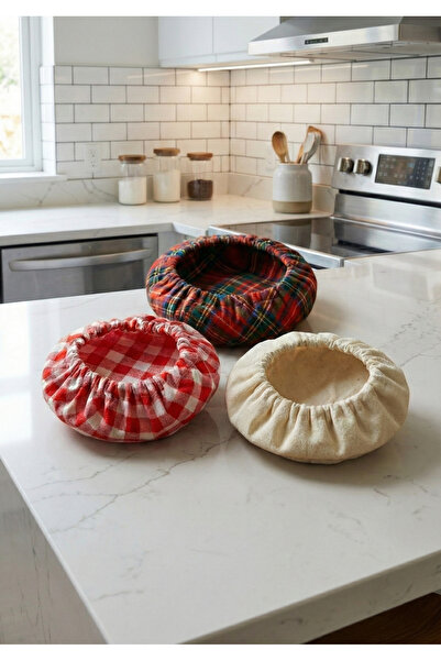 MiniStand Demlematik 3-Pack Pilav Cooking Cover Set with Elastic Pot Cover