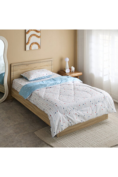 Home Box Nora Starlight Microfibre Twin Comforter - 160x220 cm