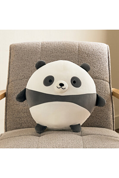 Home Box Centaur Round Panda Shaped Cushion - 34x29x26 cm