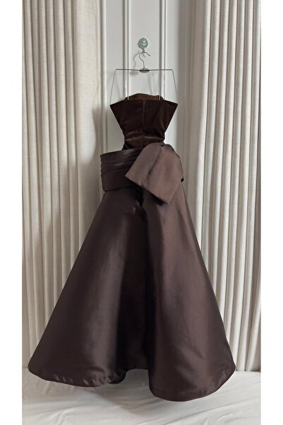 Kendallksa Elegant brown evening dress