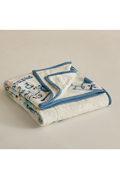 Generic Tom Orb Flannel Fleece Printed with Piping Blanket - 140x200 cm