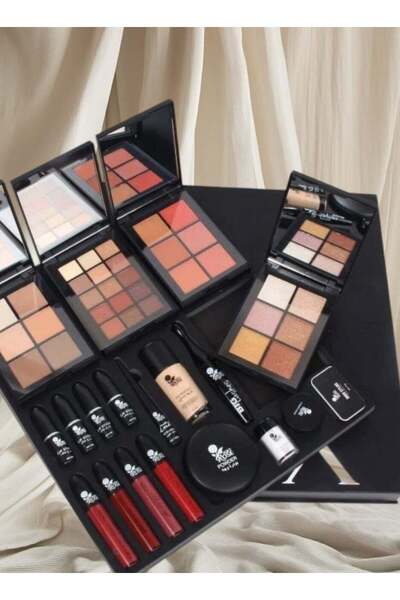 soft rose مجموعة مكياج كاملة مكونة من 19 قطعة سهلة الاستخدام