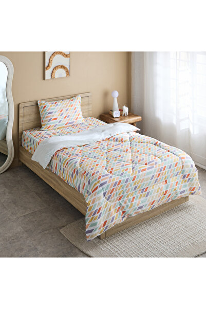 Home Box Nora Prism Microfibre Twin Comforter - 160x220 cm