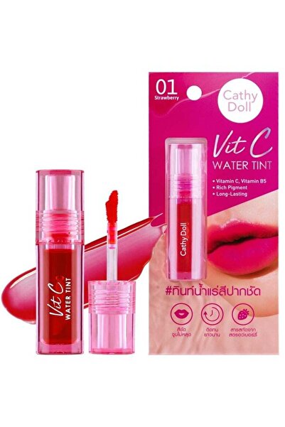 Cathy Doll Vitamin C Water Lip Tint – 01 Strawberry