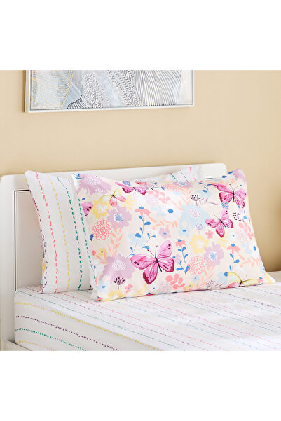 Home Box Ivy Slumber Petals 2-Piece Microfibre Pillow Cover Set - 50x75 cm