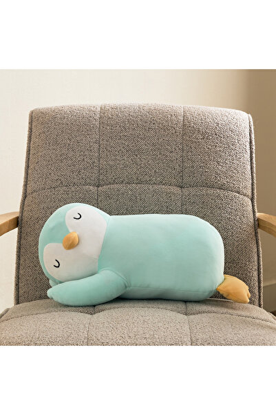 Home Box Centaur Sleeping Baby Penguin Shaped Cushion - 19x43x18 cm