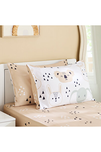 Home Box طقم غطاء وسادة جوي سلومبر سفاري من الألياف الدقيقة، قطعتين - 50×75 سم