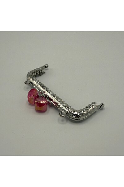 Aynalı مشبك محفظة أكيد فضي مربع الشكل