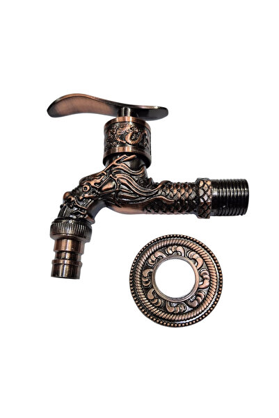 O.M.D Antique Copper Faucet, Vintage Rose Gold DS 1/2 10 cm Length