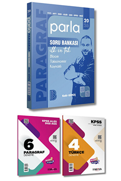 Benim Hocam Yayınları TYT - AYT- DGS- ALES- KPSS- MSÜ Parla Paragraf Soru Ban...