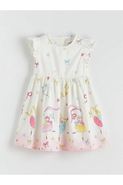 LC Waikiki Рокля за момичета с мотив на панделки (S6)
