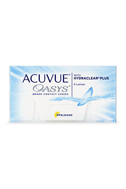 ACUVUE Oasys with Hydraclear Plus Pack Of 6, 2 Week Disposable Contact Lenses...