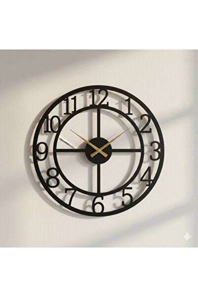 iclalofis Mini Ahşap Duvar Saati Modern