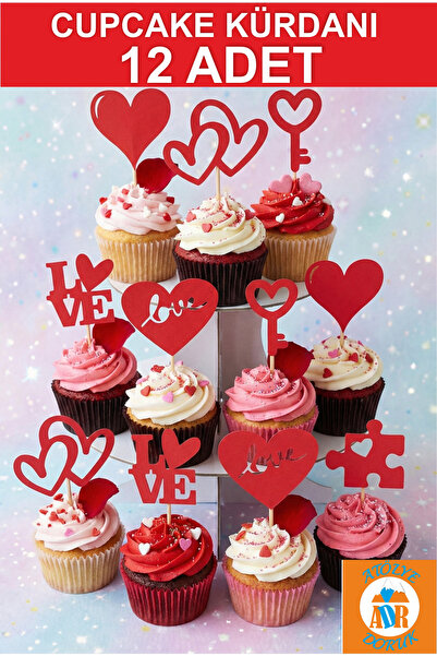 Atölye Doruk 12 Pcs Valentine's Day, Birthday, Marriage Proposal Anniversary,...
