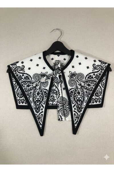 alinastore شال كتف من الجيل الجديد بنمط عرقي، ياقة على شكل ياقة