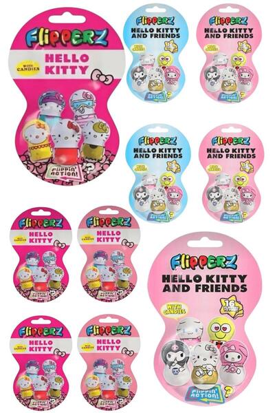 Pofika Flipperz Hello Kitty Ve Hello Kitty & Friends Serileri Figür Hacıyatma...