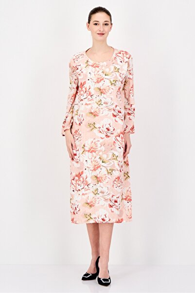 Kathy Ireland Women Floral Print Midi Dress, Multicolor