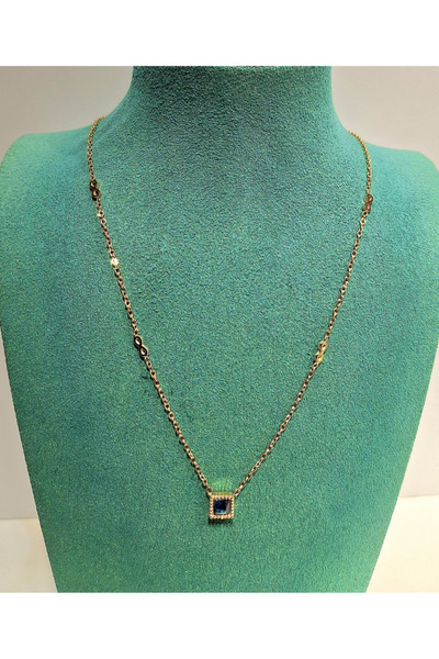 Monalisa Home قلادة فاخرة من الفولاذ المقاوم للصدأ بتصميم مميز