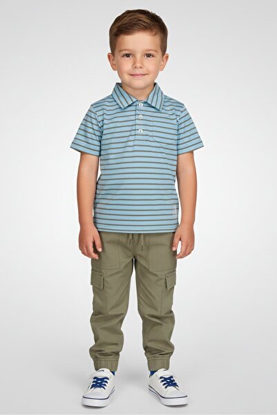 Body Glove Toddlers Boy 2 Pieces Polo Shirt And Cargo Pants Set, Multicolor