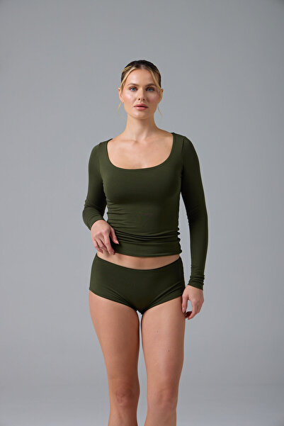 LE POLE Gnc-U Collar Long Sleeve T-Shirt