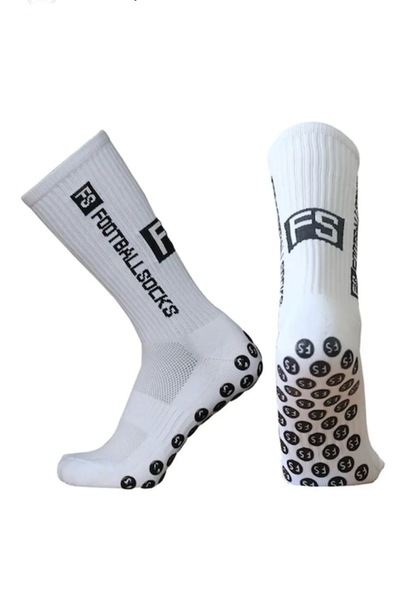 ARDSU Унисекс футболни спортни чорапи с неплъзгаща се силиконова подметка (чо...