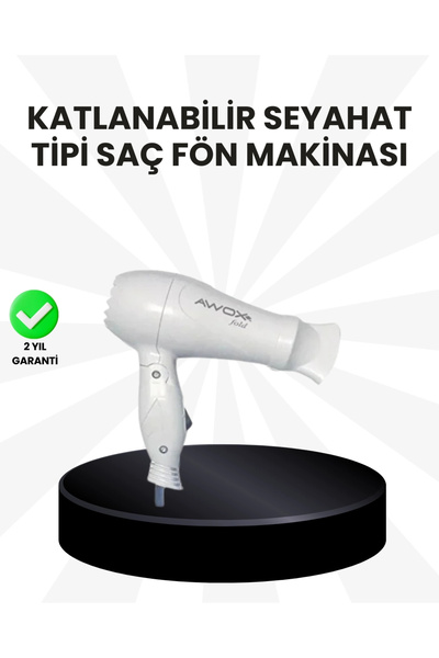 shopwave Portable Blow Dryer with Folding Body Energy-Saving