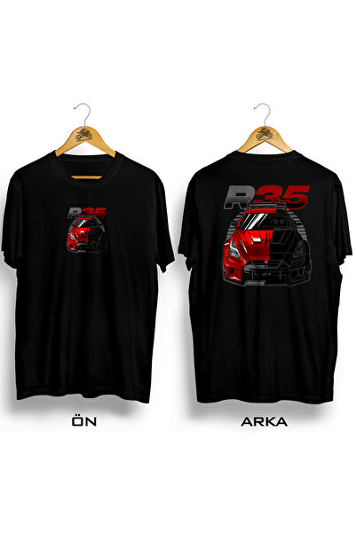 Butik R35 GTR Червено-черно / Тениска