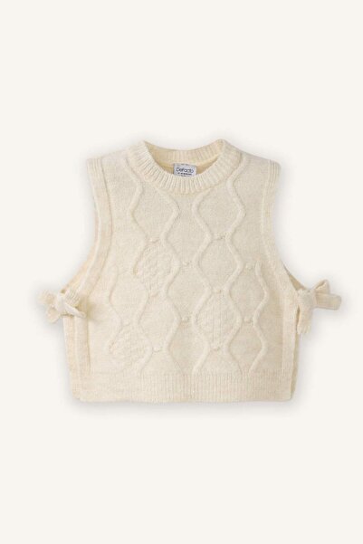 DeFacto Baby Girl Crew Neck Cardigan G8134A526Sp