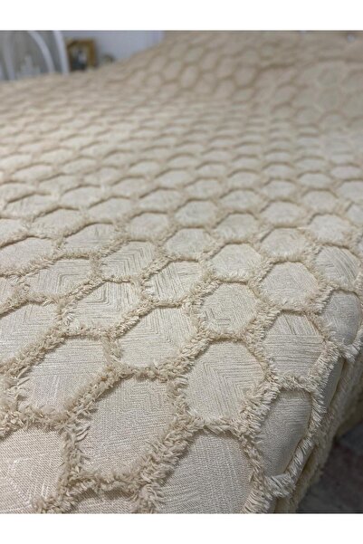 BURYAHOME غطاء سرير من القطن بنسبة 100% حديث مقاس 240x260 و2 وسادة مقاس 50x70