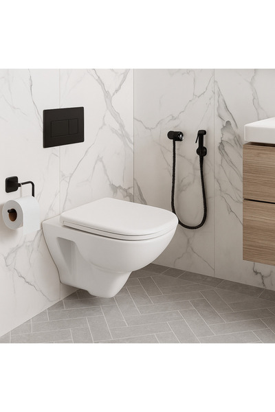 banyosepeti Kale Optimum Köşeli Smart Akış Asma Klozet + Smart Klozet Kapağı