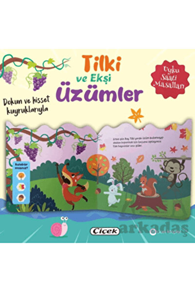 Çiçek Yayıncılık Dokun Ve Hisset Kuyruklarıyla – Tilki Ve Ekşi Üzümler