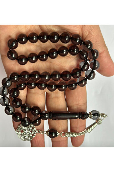 SBH Rosary with transparent black clay