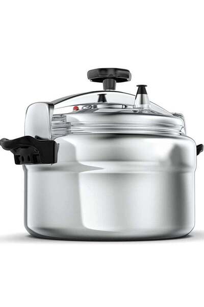 Mirolex 15 Liter Heavy-duty 100% Aluminum Pressure Cooker | Fast, Safe & Dura...