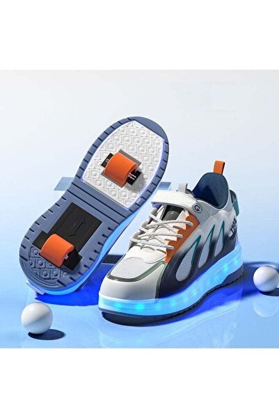 Beauenty LED Flash Light Sneaker Skate Shoes with Wheels