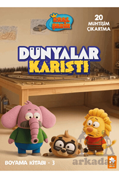 Eksik Parça Yayınları Worlds Collide Coloring Book - 3